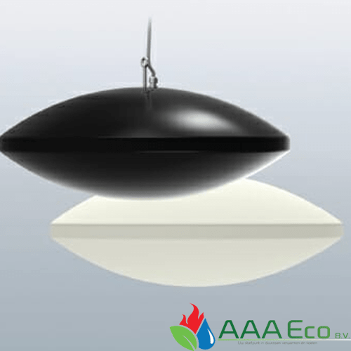 AAA-ECO infraroodheater 1800W DESIGN Zwart